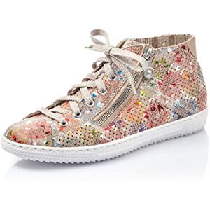 Rieker Kvinnor Frühjahr/Sommer L9427 låga sneakers, Flerfärgad ingefära multi Nude 90 90, 42 EU Rieker Kvinnor Frühjahr/Sommer L9427 låga sneakers, Flerfärgad ingefära multi Nude 90 90, 42 EU