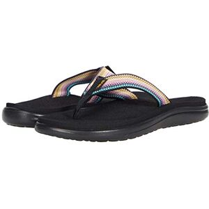 Teva Voya Infinity Flat Sandal för kvinnor, Antiguous Black Multi, 38 EU Teva Voya Infinity Flat Sandal för kvinnor, Antiguous Black Multi, 38 EU