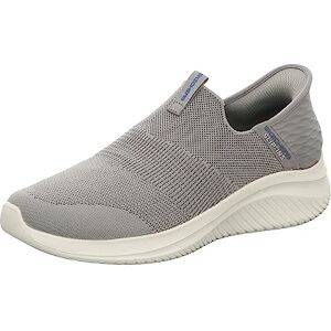 Skechers Herr Ultra Flex 3.0 Smooth Step handsfree Slip-ins Loafer, US Män, Grå stickad trim, 41.5 EU Skechers Herr Ultra Flex 3.0 Smooth Step handsfree Slip-ins Loafer, US Män, Grå stickad trim, 41.5 EU