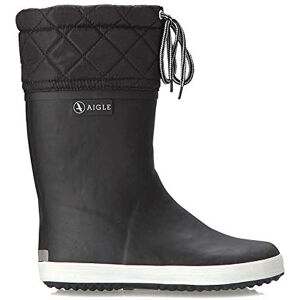 Aigle Unisex barn Giboulée gummistövlar, Svart vit, 19 EU Aigle Unisex barn Giboulée gummistövlar, Svart vit, 19 EU