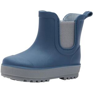Playshoes Regenstiefel Regnstövlar för barn, Marinblå grå, 21 EU Playshoes Regenstiefel Regnstövlar för barn, Marinblå grå, 21 EU