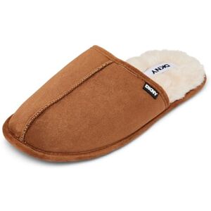 DKNY herrtofflor Bekväma, mockatofflor för män med varmt foder i fuskpäls Mule tofflor mjuka och andningsbara Finns i svart, grå, brun och marinblå, Brun svart sula, 43.5/44.5 EU DKNY herrtofflor Bekväma, mockatofflor för män med varmt foder i fuskpäls Mule tofflor mjuka och andningsbara Finns i svart, grå, brun och marinblå, Brun svart sula, 43.5/44.5 EU