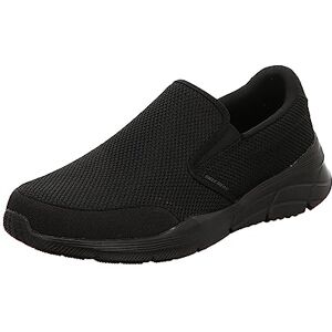 Skechers Herr Equalizer 4.0-Krimlin Loafer, Svart nät svart trim, 42 EU Skechers Herr Equalizer 4.0-Krimlin Loafer, Svart nät svart trim, 42 EU
