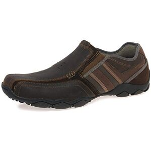 Skechers Zinroy loafers för män, Mörkbrunt läder, 48.5 EU Skechers Zinroy loafers för män, Mörkbrunt läder, 48.5 EU