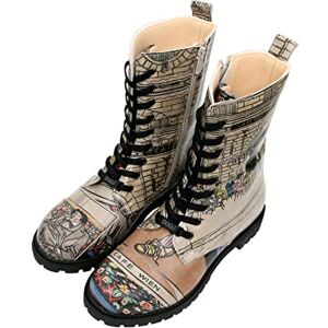 DOGO dam dragkedja trendig känga, beige, 5,5 UK, BEIgE, 38.5 EU DOGO dam dragkedja trendig känga, beige, 5,5 UK, BEIgE, 38.5 EU