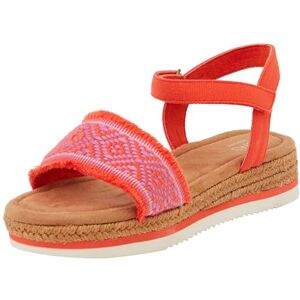 TOMS Diana kil sandal, röd, 1 UK, Röd, 34 EU TOMS Diana kil sandal, röd, 1 UK, Röd, 34 EU