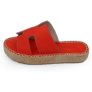 Bonateks FRRBTRLKY100283, kil sandal dam, röd, 38 EU, Färg: röd, 38 EU Bonateks FRRBTRLKY100283, kil sandal dam, röd, 38 EU, Färg: röd, 38 EU