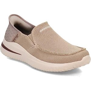 Skechers Delson 3.0 Cabrino, herr-slip-on, Taupe Stickad, 45.5 EU Skechers Delson 3.0 Cabrino, herr-slip-on, Taupe Stickad, 45.5 EU