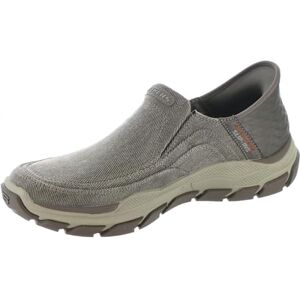 Skechers Men's Respected-Holmgren Slip-in Loafer, Taupe, 11.5 Wide Skechers Men's Respected-Holmgren Slip-in Loafer, Taupe, 11.5 Wide