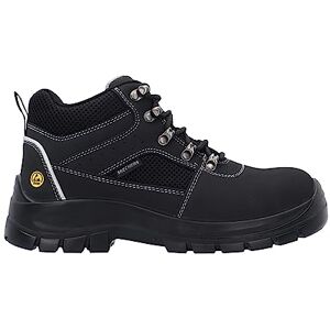 Skechers herr TROPHUS LETIC ankelstövel säkerhetsskor, Svart Nubuck lädertextil, 44 EU Skechers herr TROPHUS LETIC ankelstövel säkerhetsskor, Svart Nubuck lädertextil, 44 EU