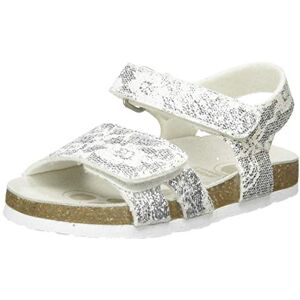 Chicco , Fiore sandal, Justerbara dubbla kardborreband sandaler Flickor, Silver, 23 Chicco , Fiore sandal, Justerbara dubbla kardborreband sandaler Flickor, Silver, 23