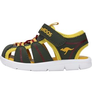 KangaROOS Unisex barn K-grobi sandal, Olive Sun Yellow, 27 EU KangaROOS Unisex barn K-grobi sandal, Olive Sun Yellow, 27 EU