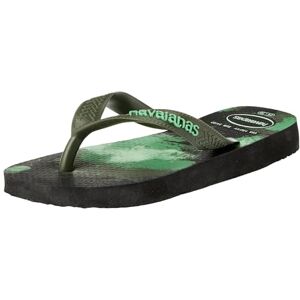 Havaianas HAV. TOP CAMU pojkar Flip Flops, Svart/mossa, 31/32 EU Havaianas HAV. TOP CAMU pojkar Flip Flops, Svart/mossa, 31/32 EU
