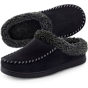 ULTRAIDEAS Nealon Moccasin Clog Slipper, trosor på inomhus/utomhusskor (svart, 11–12) ULTRAIDEAS Nealon Moccasin Clog Slipper, trosor på inomhus/utomhusskor (svart, 11–12)