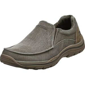 Skechers Expected Avillo Herrsko, slip-on loafer med avslappnad passform, Khaki, 40 EU Skechers Expected Avillo Herrsko, slip-on loafer med avslappnad passform, Khaki, 40 EU