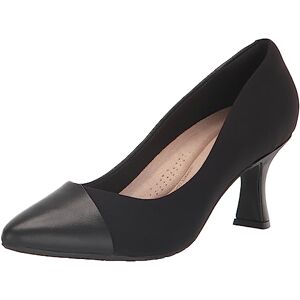 Clarks Kataleyna rosa pump, Klackskor Dam, Svart läder, 39 EU Clarks Kataleyna rosa pump, Klackskor Dam, Svart läder, 39 EU