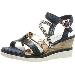 bugatti Dam 411a2p806858 sandal, Mörkblå reptiltryck, 39.5 EU bugatti Dam 411a2p806858 sandal, Mörkblå reptiltryck, 39.5 EU