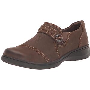 Clarks Carleigh Pearl loafers för kvinnor, Brungrå nubuck, 39 EU Clarks Carleigh Pearl loafers för kvinnor, Brungrå nubuck, 39 EU