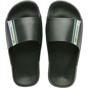 Havaianas Slide Brasil, unisex flip flops för vuxna, grön oliv, 35/36 EU Havaianas Slide Brasil, unisex flip flops för vuxna, grön oliv, 35/36 EU