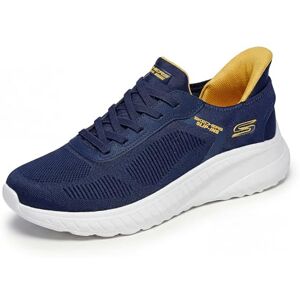 Skechers herr hands-free slip-ins bobs squad kaos solid step sneakers, Marinblå, 44 EU bred Skechers herr hands-free slip-ins bobs squad kaos solid step sneakers, Marinblå, 44 EU bred