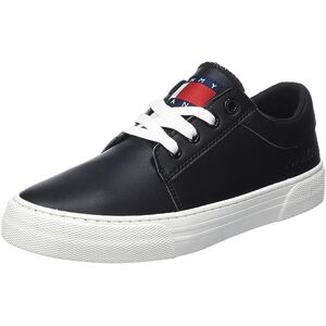 Tommy Jeans Tommy Hilfiger Dam Tjw snörning Aspen Derby Bioveg vulkaniserad sneaker, Svart, 38 EU Tommy Jeans Tommy Hilfiger Dam Tjw snörning Aspen Derby Bioveg vulkaniserad sneaker, Svart, 38 EU