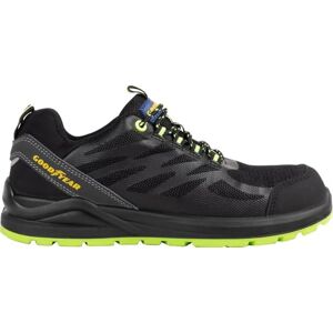 Goodyear SP1 metallfria skyddsskor i svart och grönt tyg storlek 38 Goodyear SP1 metallfria skyddsskor i svart och grönt tyg storlek 38