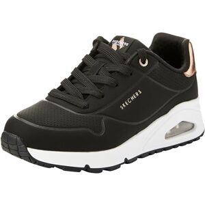 Skechers Unisex Barn Street Girls sneakers, Svart syntetisk trim, 10 UK Skechers Unisex Barn Street Girls sneakers, Svart syntetisk trim, 10 UK