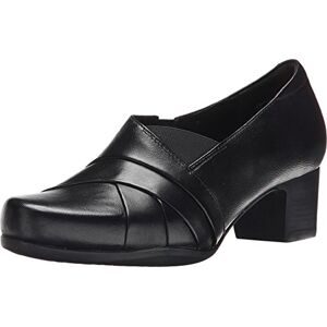 Clarks Rosalyn Adele Slip-On Loafer för kvinnor, Svart läder 40 EU Clarks Rosalyn Adele Slip-On Loafer för kvinnor, Svart läder 40 EU