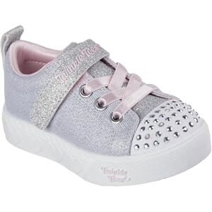 Skechers Heart Steps Shimmer Sweetie sneakers, Grå rosa, 4 UK barn Skechers Heart Steps Shimmer Sweetie sneakers, Grå rosa, 4 UK barn