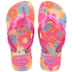 Havaianas flickors barn Flores Flip Flops, Smörkräm, 9 UK Child Havaianas flickors barn Flores Flip Flops, Smörkräm, 9 UK Child