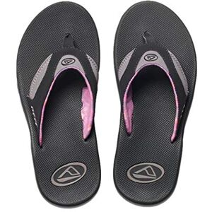 REEF Fanning Damsandaler med flasköppnare, flip-flops med valvstöd, hållbar yttersula, vattentåliga, Svart/grå, 38.5 EU REEF Fanning Damsandaler med flasköppnare, flip-flops med valvstöd, hållbar yttersula, vattentåliga, Svart/grå, 38.5 EU