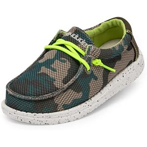 HEYDUDE Hey Dude Pojke Wally Youth Sox MOC tåskor, Taupe Camo, 32 EU HEYDUDE Hey Dude Pojke Wally Youth Sox MOC tåskor, Taupe Camo, 32 EU