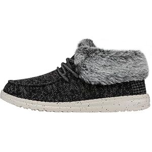 HEYDUDE Hey Dude Dam Wendy Fold Moccasin, svart, 37 EU HEYDUDE Hey Dude Dam Wendy Fold Moccasin, svart, 37 EU