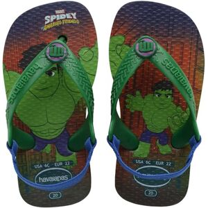 Havaianas Baby Marvel, flip-flops blandad baby, Grönt, 20 EU Havaianas Baby Marvel, flip-flops blandad baby, Grönt, 20 EU