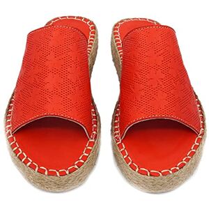 Bonateks Dam FRRBTRLKY100084 kil sandal, röd, 39 EU, Färg: röd, 39 EU Bonateks Dam FRRBTRLKY100084 kil sandal, röd, 39 EU, Färg: röd, 39 EU