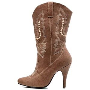 Ellie Shoes Ellie 418 dam cowboystövlar, BRUN, 39.5 EU Ellie Shoes Ellie 418 dam cowboystövlar, BRUN, 39.5 EU