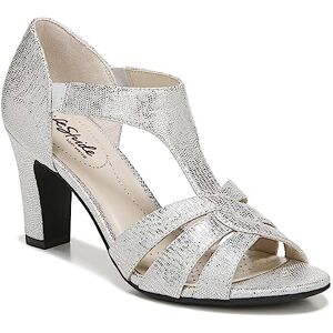 LifeStride Dam, karamellsandaler med klack, silver, 40 EU, silver, 40 EU LifeStride Dam, karamellsandaler med klack, silver, 40 EU, silver, 40 EU