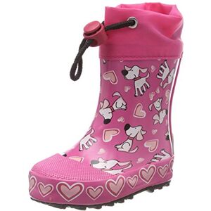 Beck Flickor hundar gummistövlar, Rosa rosa 06, 21 EU Beck Flickor hundar gummistövlar, Rosa rosa 06, 21 EU