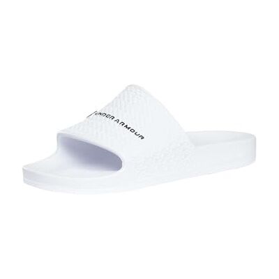 Under Armour UA ARMR Duschrutschkana Vit/Svart 6, Vit vit svart, 40 EU Under Armour UA ARMR Duschrutschkana Vit/Svart 6, Vit vit svart, 40 EU