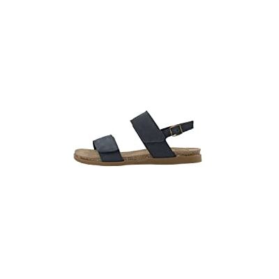 CA'SHOTT A/S dam Casalice kardborrband nubuck platt sandal, marinblå, 38 EU CA'SHOTT A/S dam Casalice kardborrband nubuck platt sandal, marinblå, 38 EU
