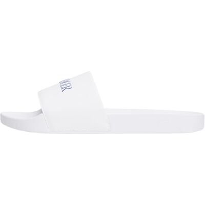 Tommy Hilfiger herr Hilfiger tryck torktumlare pool glida Fm0fm05505, Vitt, 41 EU Tommy Hilfiger herr Hilfiger tryck torktumlare pool glida Fm0fm05505, Vitt, 41 EU