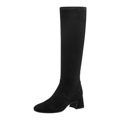 Tamaris dam lång boot heel 1–25520-45 knähöga stövlar, svart, 36 EU, svart, 36 EU Tamaris dam lång boot heel 1–25520-45 knähöga stövlar, svart, 36 EU, svart, 36 EU