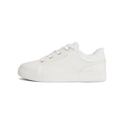 Tommy Hilfiger dam vardaglig kupsula sneaker WL FW0FW08824 låg topp, vit (Ecru), 6, Vit Ecru, 39 EU Tommy Hilfiger dam vardaglig kupsula sneaker WL FW0FW08824 låg topp, vit (Ecru), 6, Vit Ecru, 39 EU