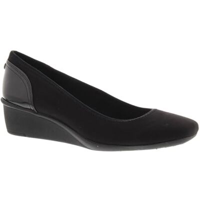 Anne Klein damer Wisher kilklack pumps, svart, 43 EU Anne Klein damer Wisher kilklack pumps, svart, 43 EU