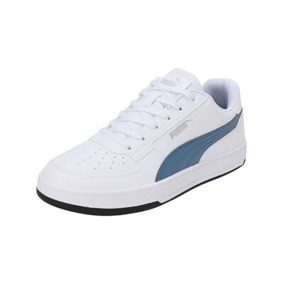 PUMA Unisex Caven 2.0 75 YearsSneaker, vit blå horisont, 40.5 EU PUMA Unisex Caven 2.0 75 YearsSneaker, vit blå horisont, 40.5 EU