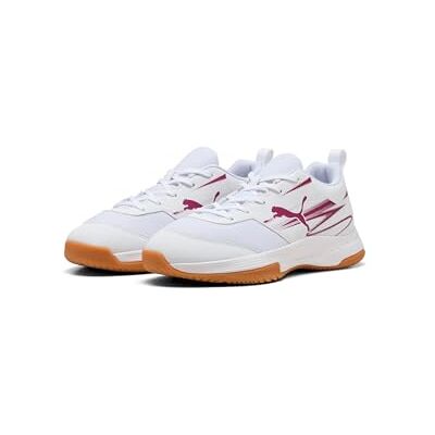 PUMA Unisex barn Varion Ii Jr inomhus domstol sko, White Berry, 35.5 EU PUMA Unisex barn Varion Ii Jr inomhus domstol sko, White Berry, 35.5 EU