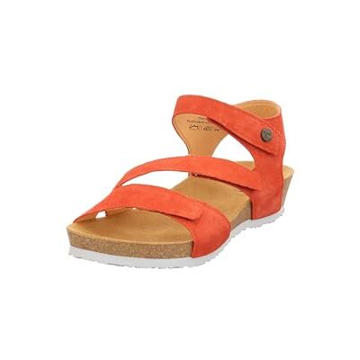 Think! Damen DUMIA chromfrei gegerbte nachhaltige Sandale, SCARLET 5120 Think! Damen DUMIA chromfrei gegerbte nachhaltige Sandale, SCARLET 5120