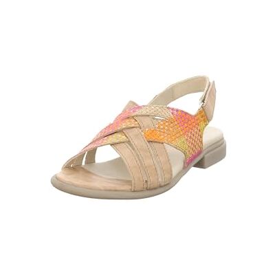 Think! Damen KAMAA chromfrei gegerbte nachhaltige Sandale, FUXIA/KOMBI 9010 Think! Damen KAMAA chromfrei gegerbte nachhaltige Sandale, FUXIA/KOMBI 9010