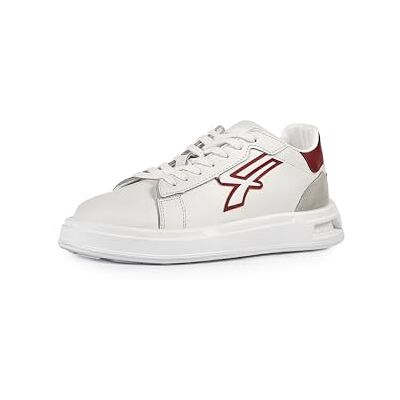 U Power U-Power Urban Lifestyle Lilas, vita, röda och beige sportskor i mjukt läder. Låg sneaker med halkfri sula med Infinergy-insats, perfekt för daglig användning., Vit Amaranth Beige, 48 EU U Power U-Power Urban Lifestyle Lilas, vita, röda och beige sportskor i mjukt läder. Låg sneaker med halkfri sula med Infinergy-insats, perfekt för daglig användning., Vit Amaranth Beige, 48 EU