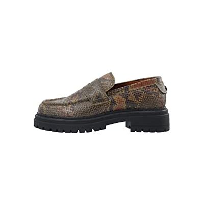 CA'SHOTT A/S Dam CASHANNAH Snake läder loafer, beige, 42 EU, Beige, 42 EU CA'SHOTT A/S Dam CASHANNAH Snake läder loafer, beige, 42 EU, Beige, 42 EU